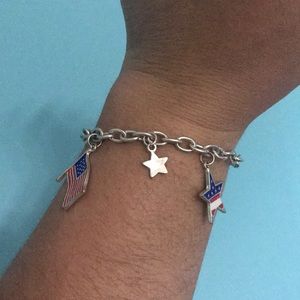 Americana dangle bracelet
